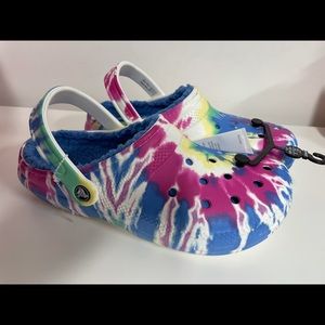Classic Lined Tie-Dye Clog Women’s Sz 10/Men’s Sz 8